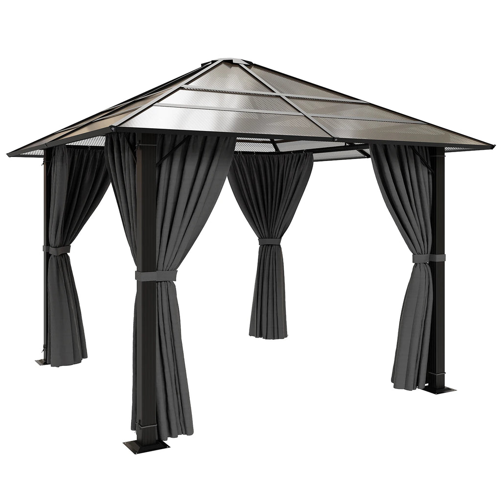 Gamme Zuca - Gazebo/Pavillon de jardin - Noir