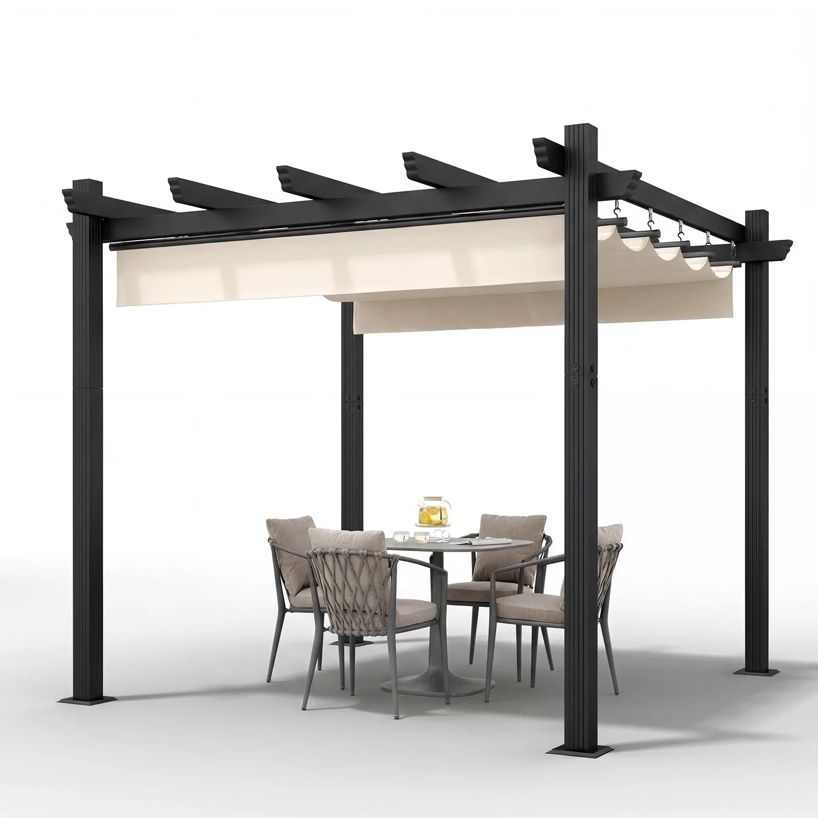 Gamme Habu - Pergola auto-portante - Rétractable