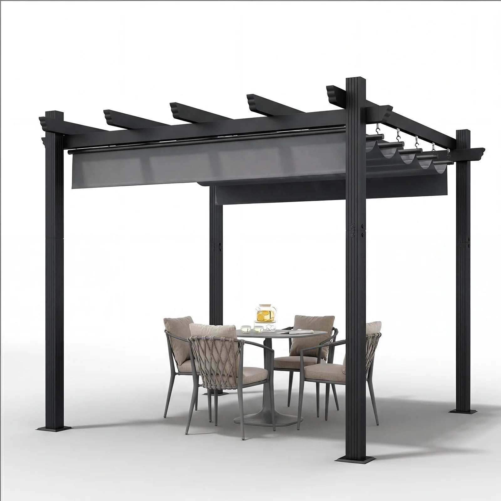 Gamme Habu - Pergola auto-portante - Rétractable