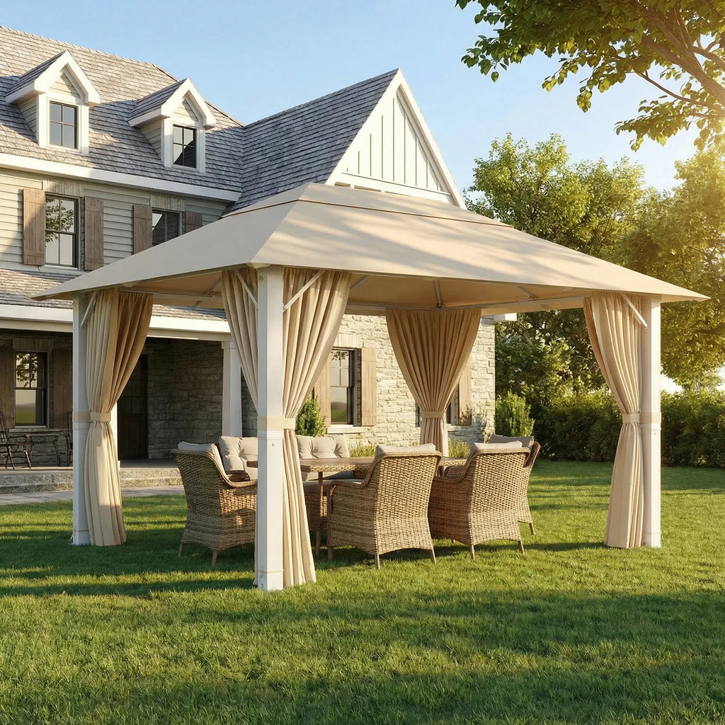 Gamme Lone - Gazebo / Pavillon de Jardin - Dimensions confort